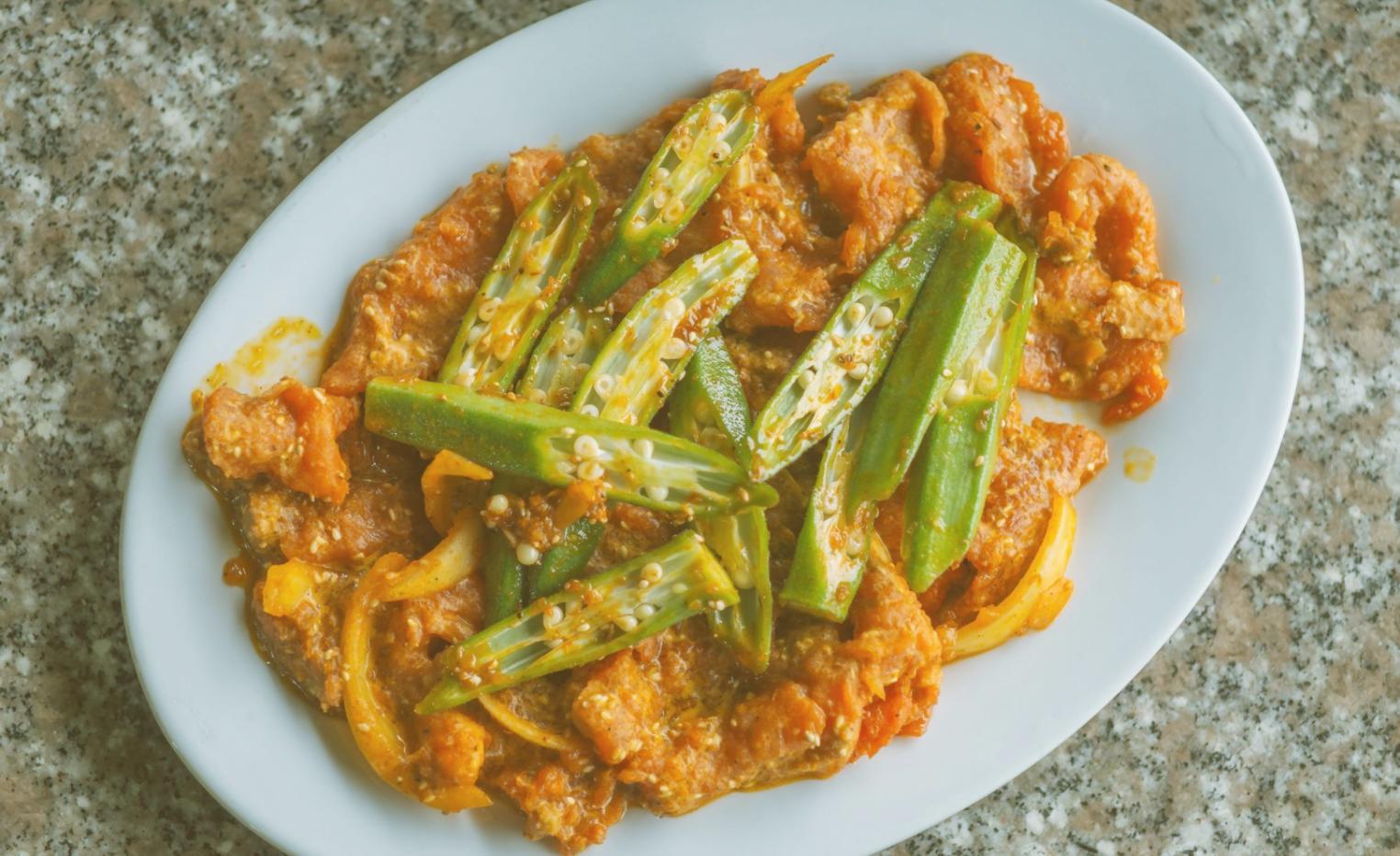 Fresh vegetables being chopped for meal preparation